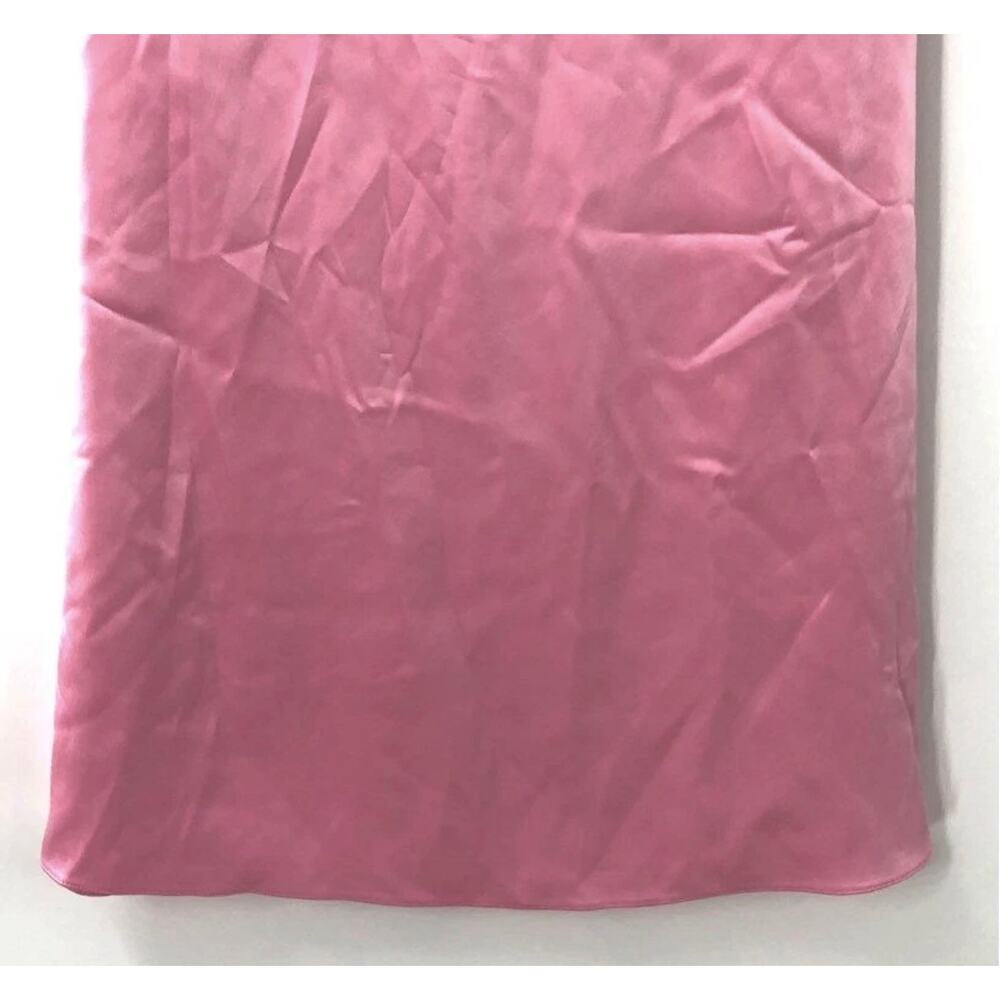 NWT Alice and Olivia Melinda Seamed Slip Mini Dress in Electric Pink Sz. 6 - Picture 4 of 8